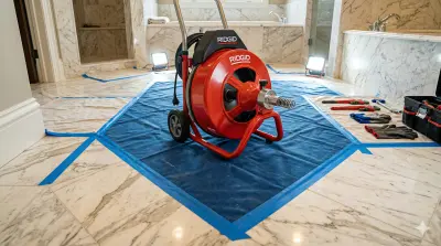 Mesin spiral Ridgid pelancar saluran